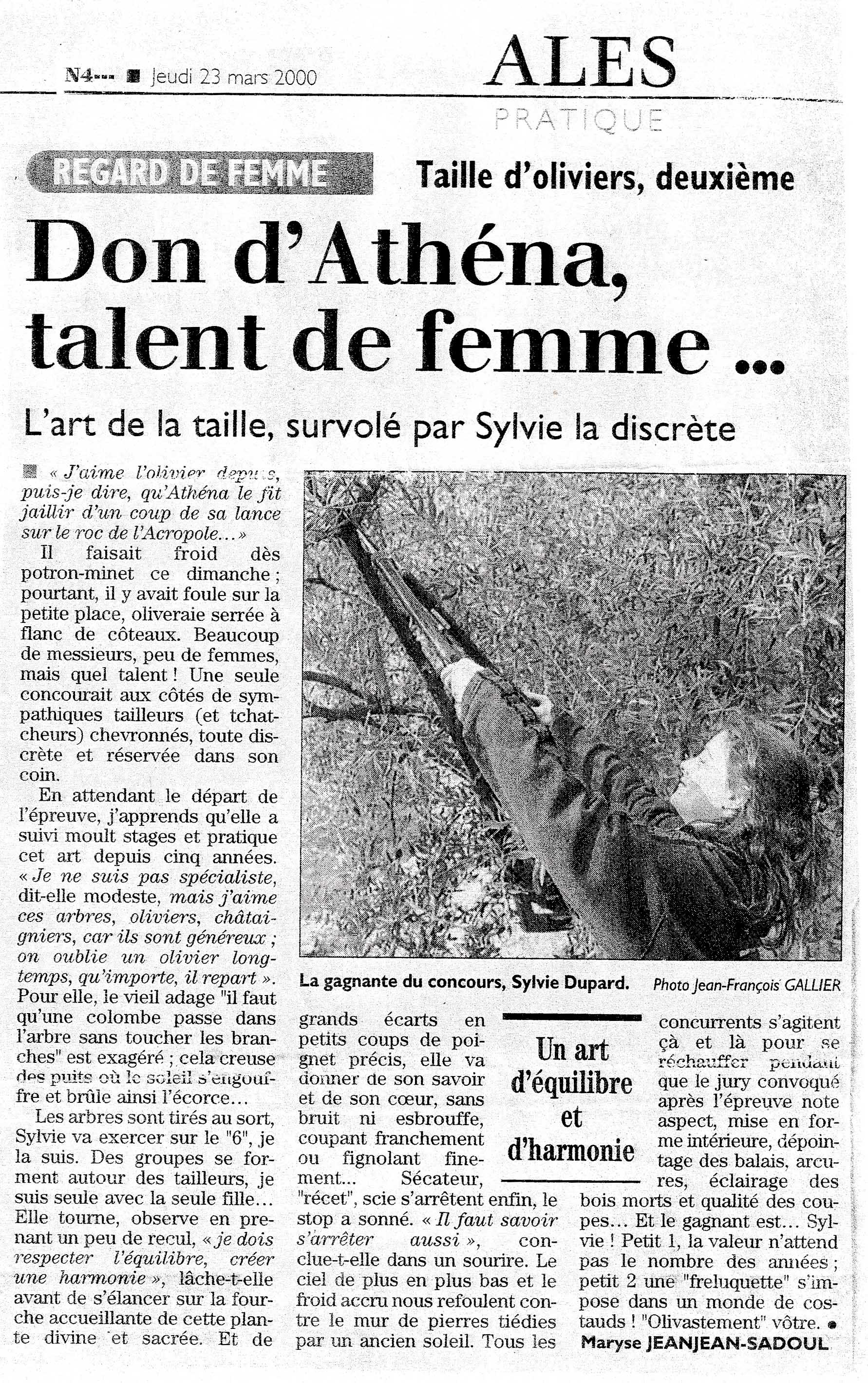 article midi libre concours taille oliviers